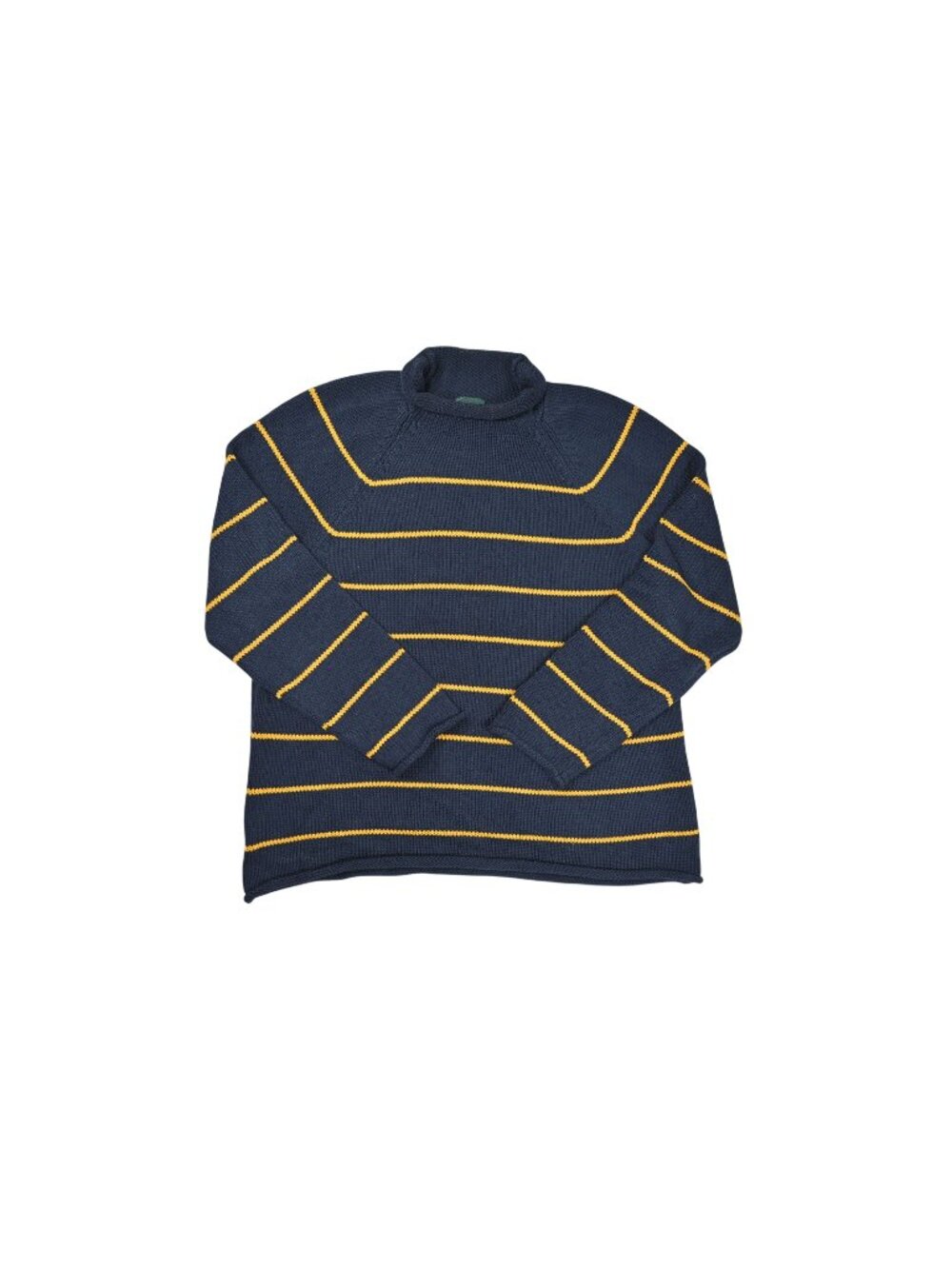J. Crew 1988 Rollneck Sweater CP609 in Stripe